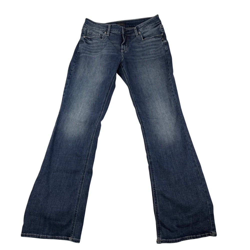 Silver Jeans Elyse Slim Bootcut Medium WashBlue Denim Jeans W30 L33 L03601ECF317